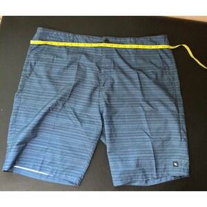 Rip Curl Boardwalks Men's Size 40 Blue Stripe Board Shorts Swim Trunks